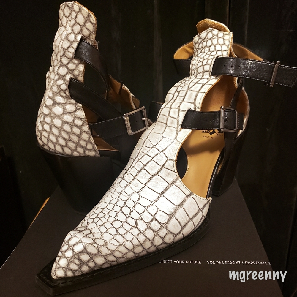 Fluevog Swordfish Multi-Strap Leather Shoes